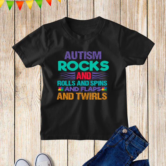 Autism Rocks T Shirts
