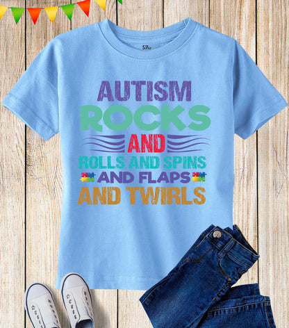 Autism Rocks T Shirts