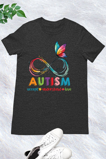 Autism Accept Understand Love Retro Shirt