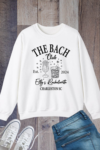 Custom Bachelorette party The Bach Club Sweatshirt