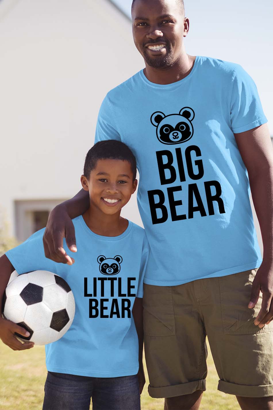 Personalized Father, Son And Baby Bear T Shirts