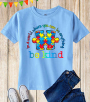 Be Kind Autism Kids T Shirt