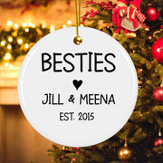 Best Friends Christmas Ornament - Besties Keepsake