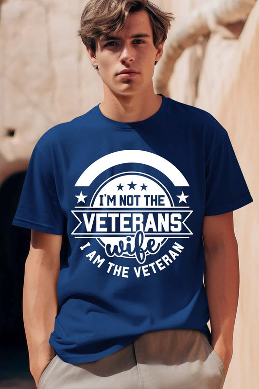 Veteran Wife Soldier Military Patriotic T Shirt