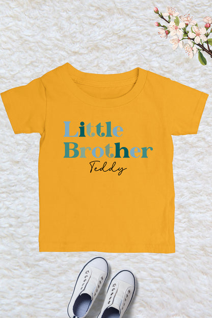 Little Brother Custom Name Trendy Shirt