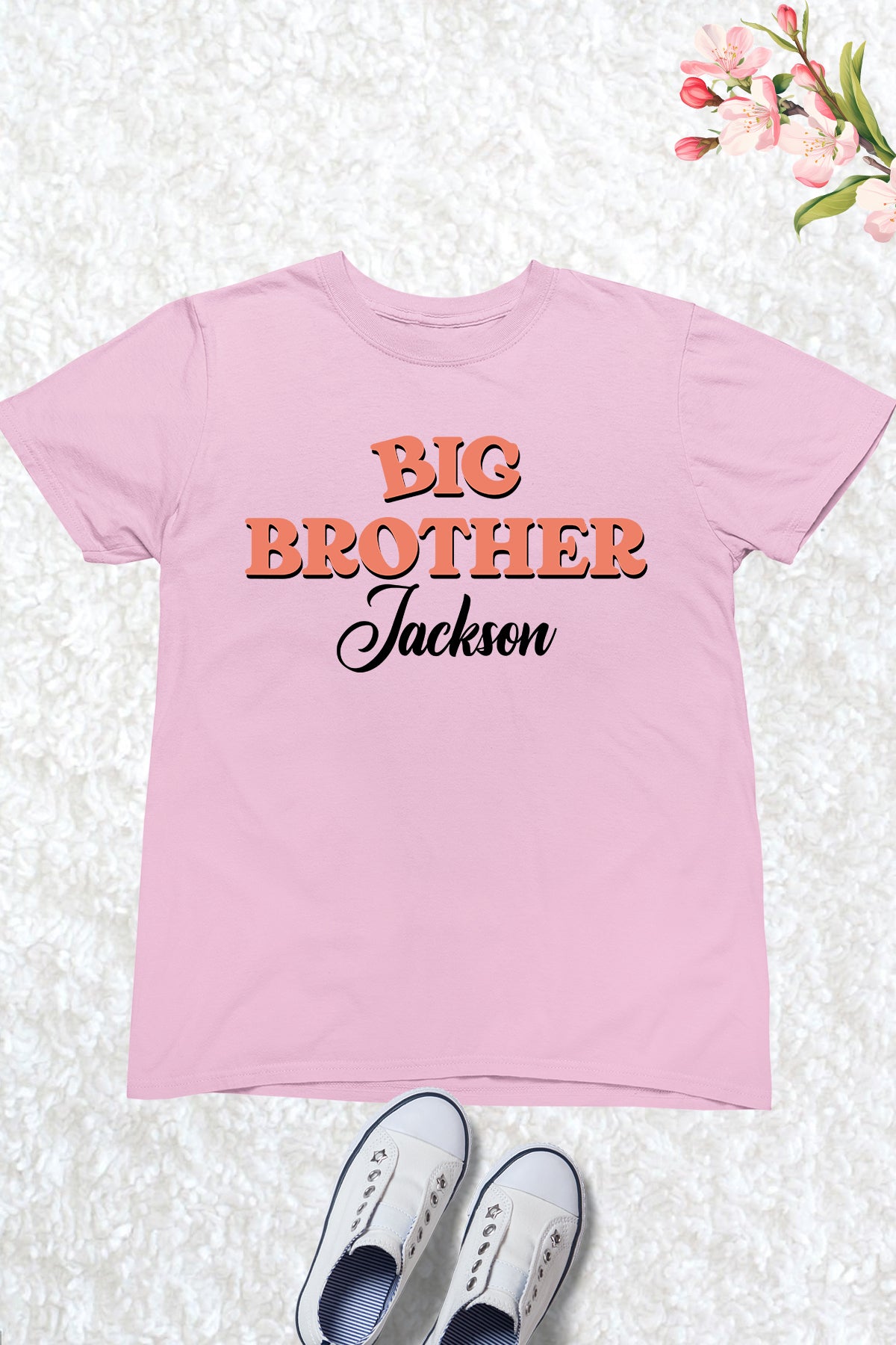 Personalized Big Brother T Shirt With Name