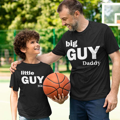 Personalised Big And Little Guy T Shirt