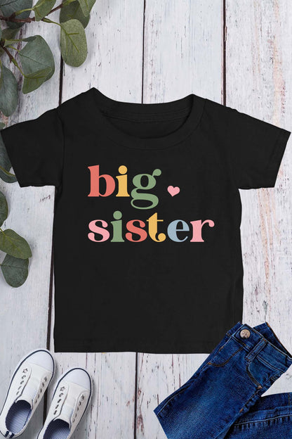 Cute Big Sister Kids T Shirt