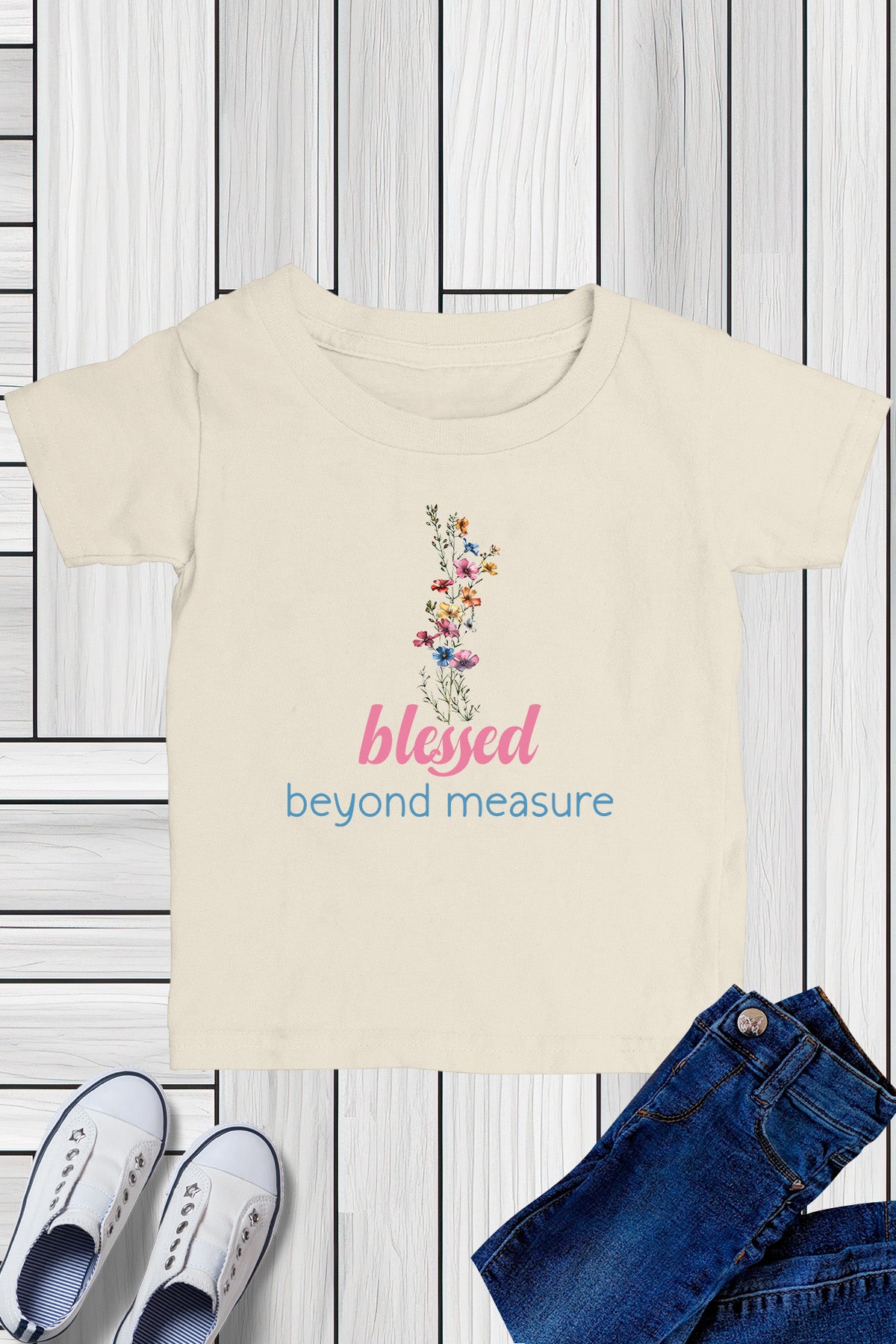 Blessed Beyond Measure Kids T Shirt