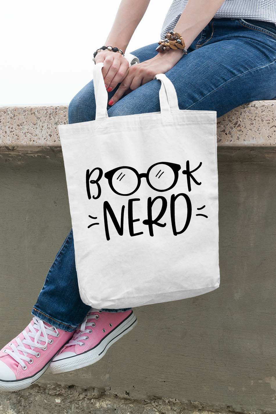 Book Nerd Tote Bag