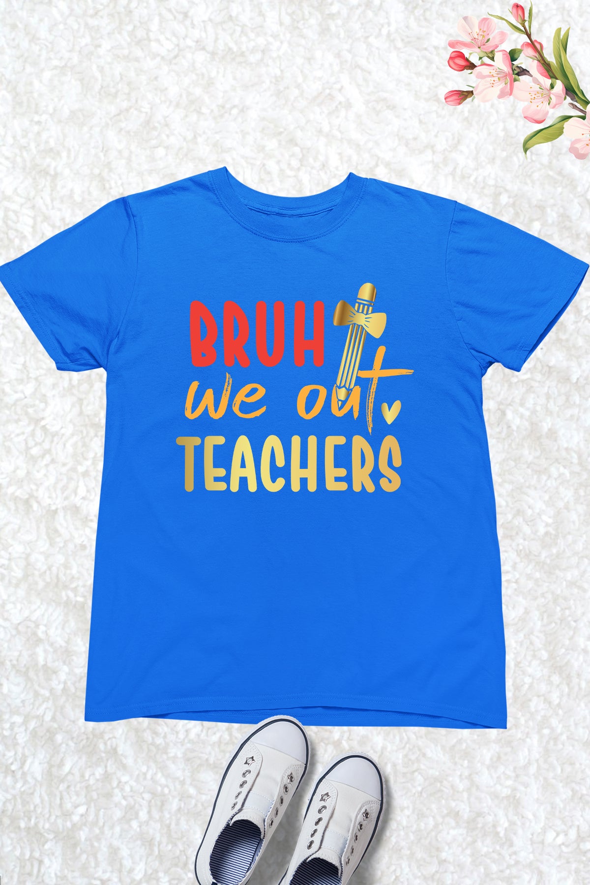 Bruh We Out Teacher Last Day of School Kids T Shirt