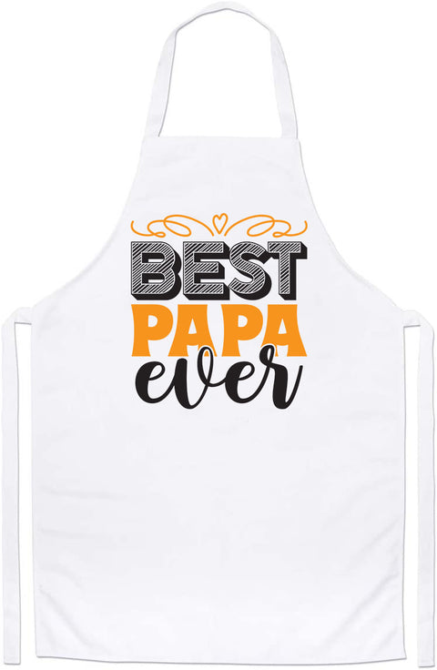 Best Papa Ever Funny Cute Father's Day Custom Daddy Apron