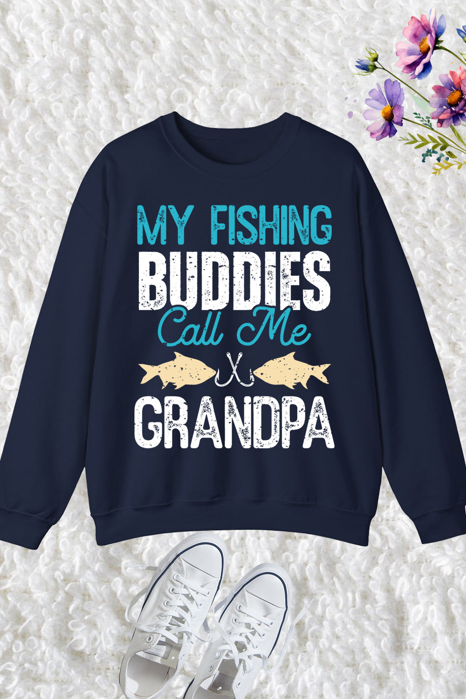 Fishing Buddies Grandpa Fishing Sweatshirt