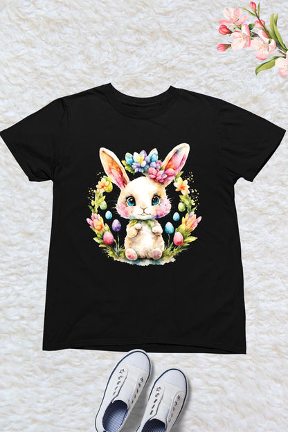 Cute Bunny Kids T Shirt