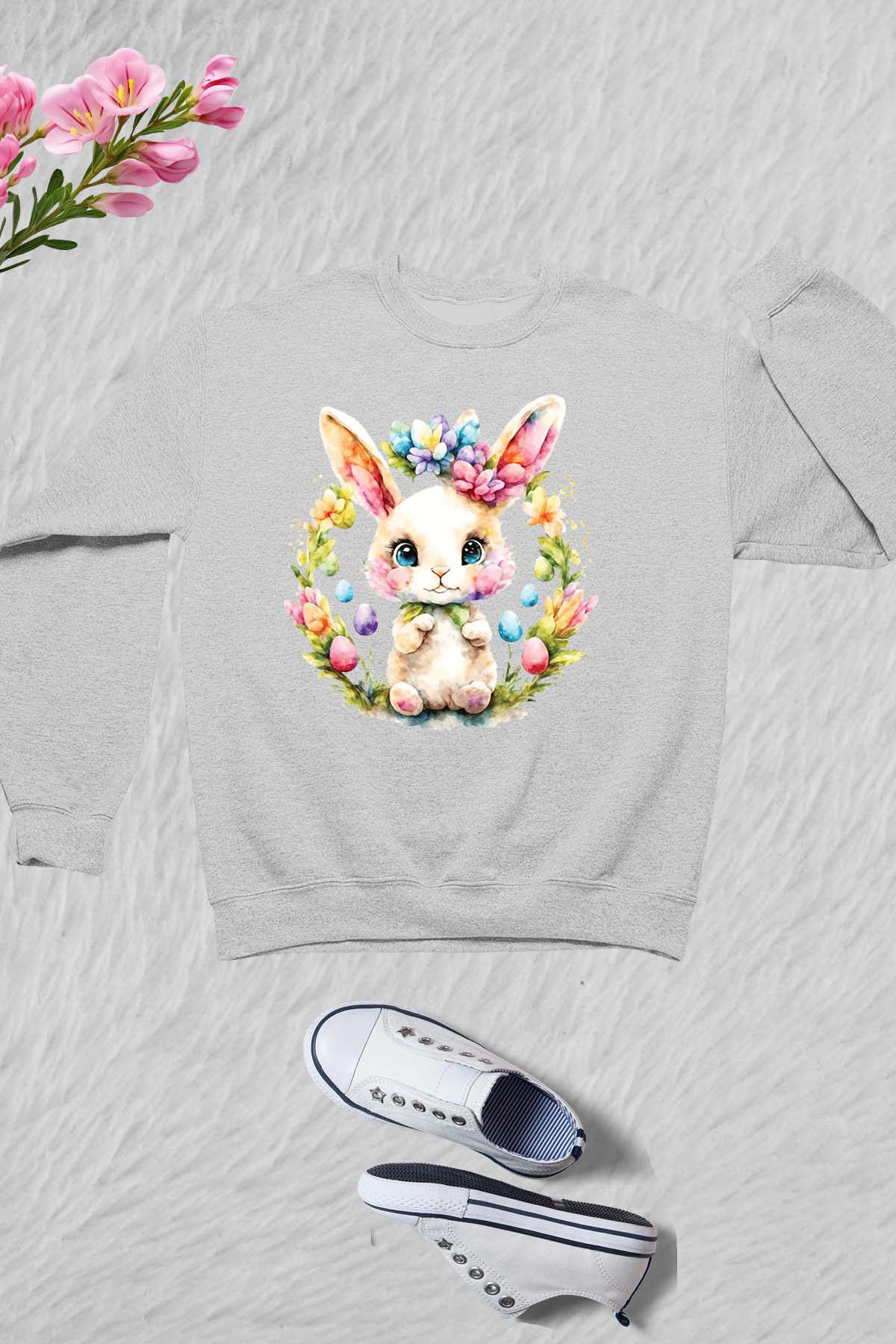 Cute Bunny Kids Sweatshirt