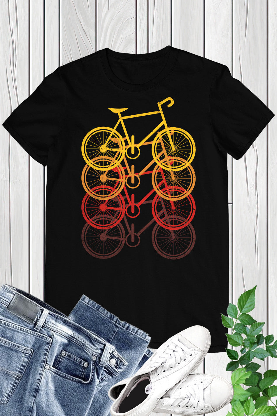 Bicycle Retro Cycling T-shirt