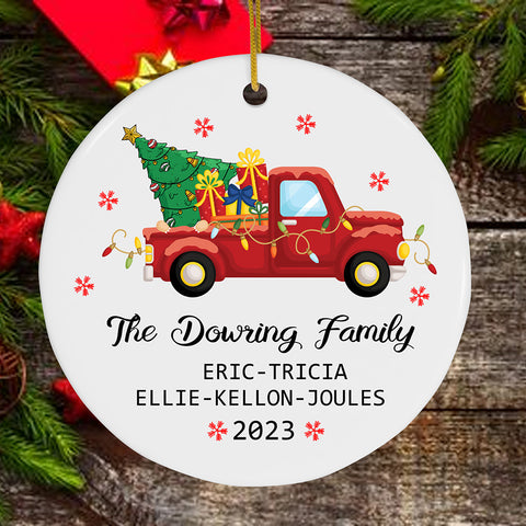Personalized Car Driving License Christian Bible Verse Ornament