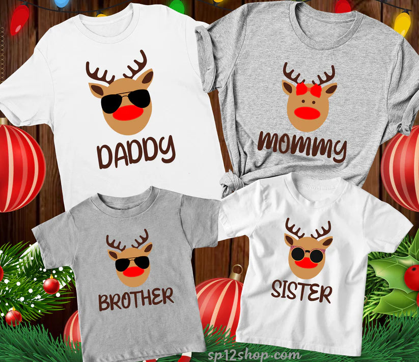 Christmas Family Matching T Shirts