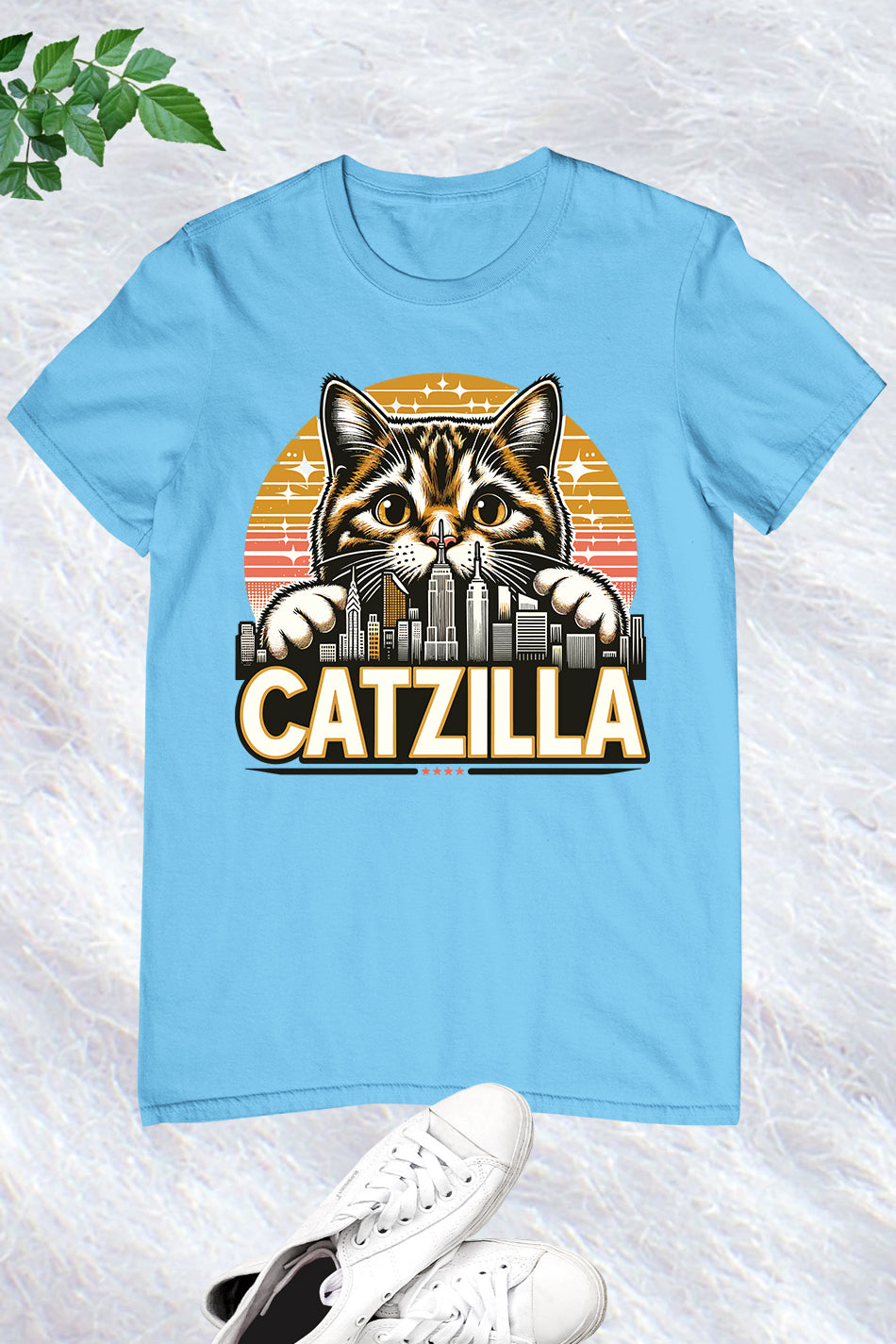 Catzilla Funny Cat Tshirt