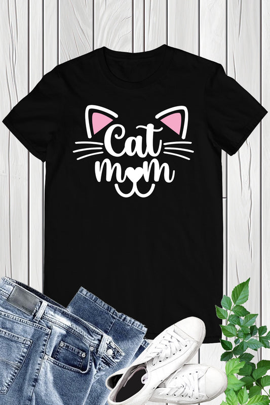 Cat Mom T Shirts