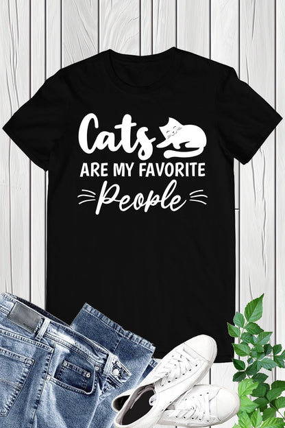 Cats Are My Favorite People Shirt