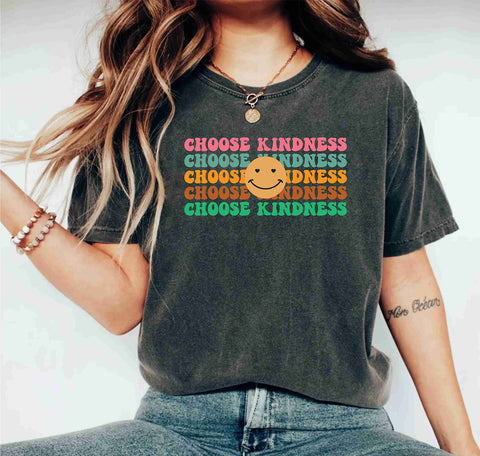 Choose Kindness Motivational Positivity Inspirational Kindness T-Shirt