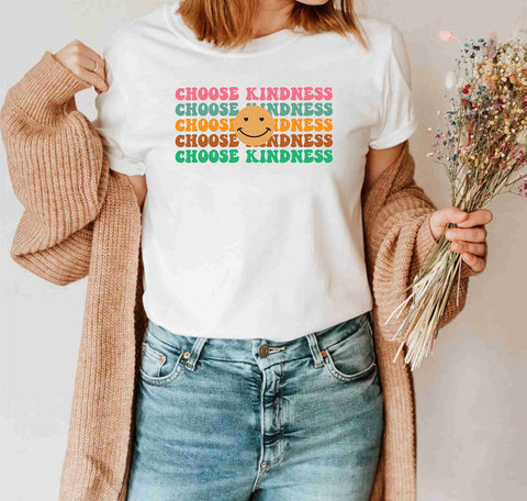 Choose Kindness Motivational Positivity Inspirational Kindness T-Shirt
