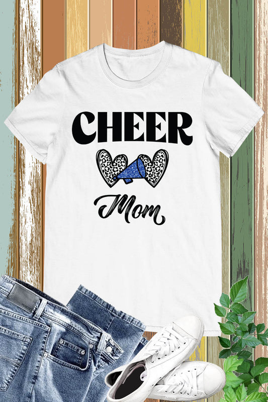 Cheer Mom Leopard Print Shirt