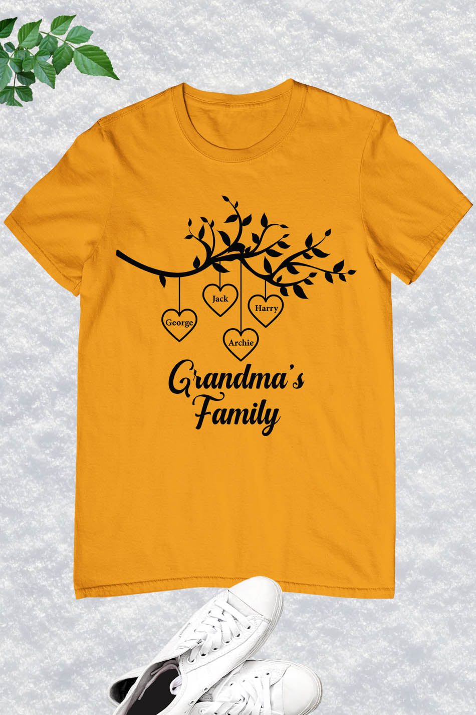 Custom Grandma's Family T Shirt