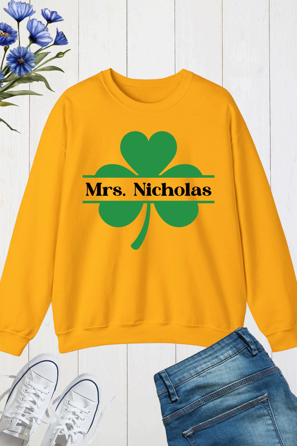 Personalized Lucky Teacher Sweatshirts