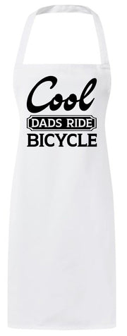 Awesome Cool Dads Rides Bicycle Funny Daddy Custom Fathers Day Apron