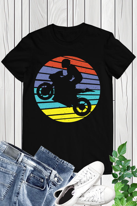 Cool Dirt Bike MotorBike Retro Cycle Shirt