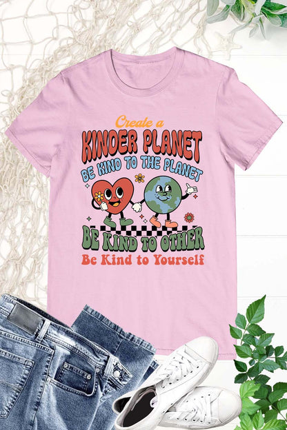 Create a Kinder Planet earth Day Shirt