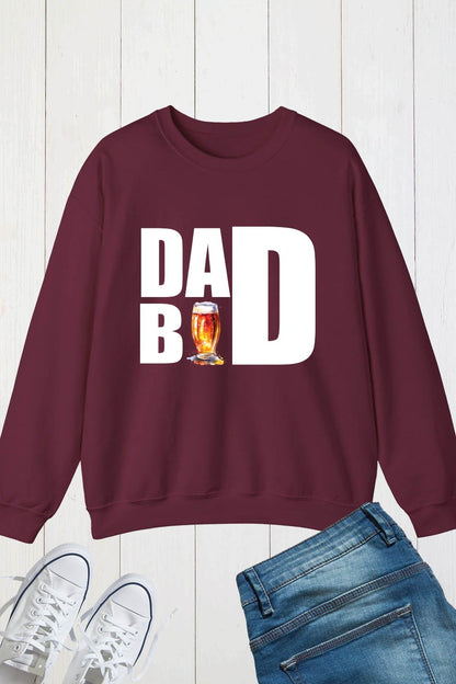 Dad Bod Beer Funny Sweatshirt
