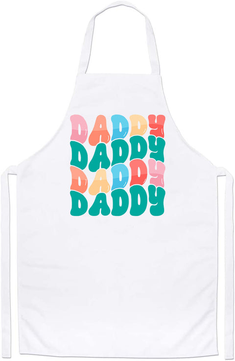 Best Awesome Cool Daddy Retro Birthday Funny Custom Fathers Day Apron