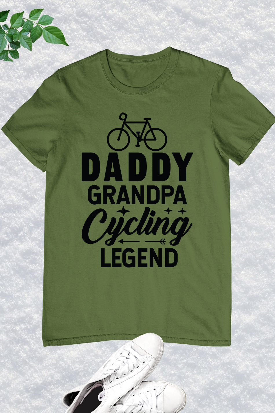 Mens Daddy Grandpa Cycling Legend Shirt