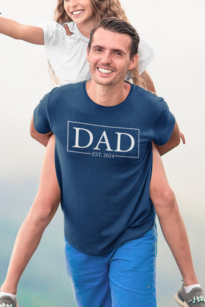 Dad Est 2024 Soon To Be Dad Pregnancy Announcement T-Shirt