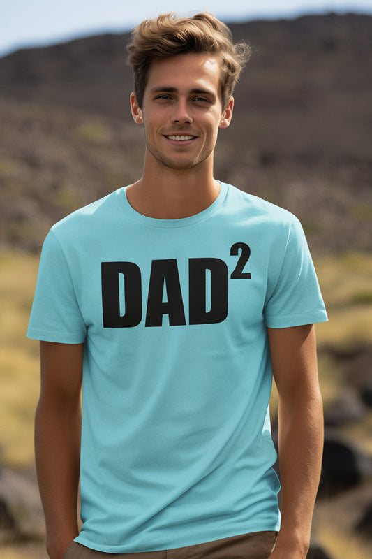 Mens Dad to be of 2 kids Funny Tee Shirts