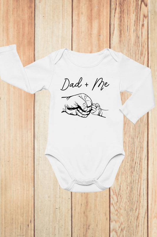 Dad and Me Fist Baby Bodysuit