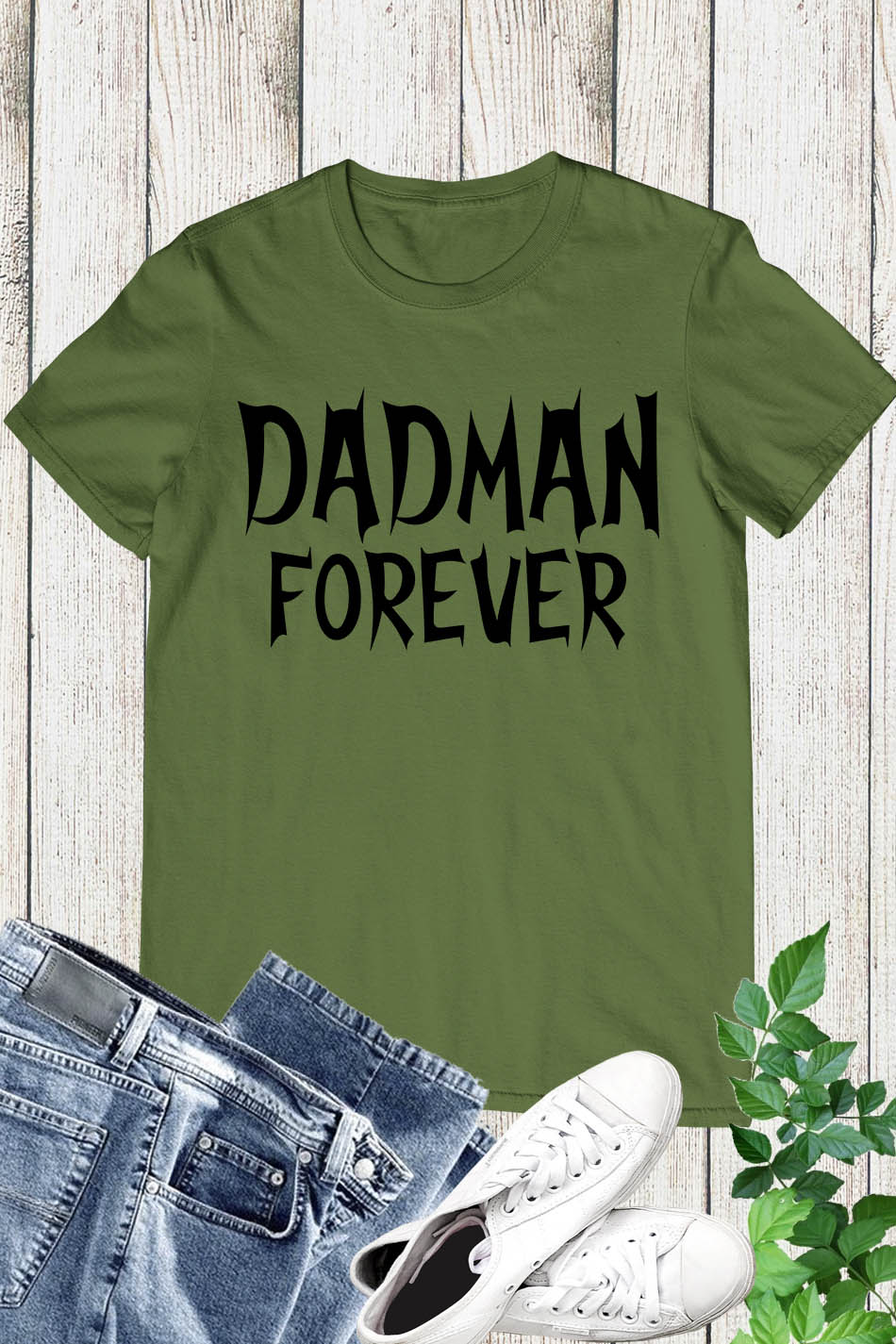 Dadman Forever Father's Day Superhero Shirt