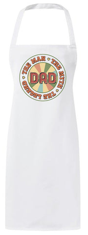 The Man The Myth The Legend Funny Custom Papa Father Day Dad Apron