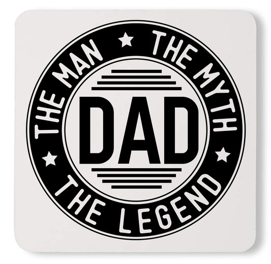 The Man The Myth The Legend Custom Papa Cute Funny Father Day Coaster