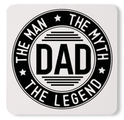 The Man The Myth The Legend Custom Papa Cute Funny Father Day Coaster
