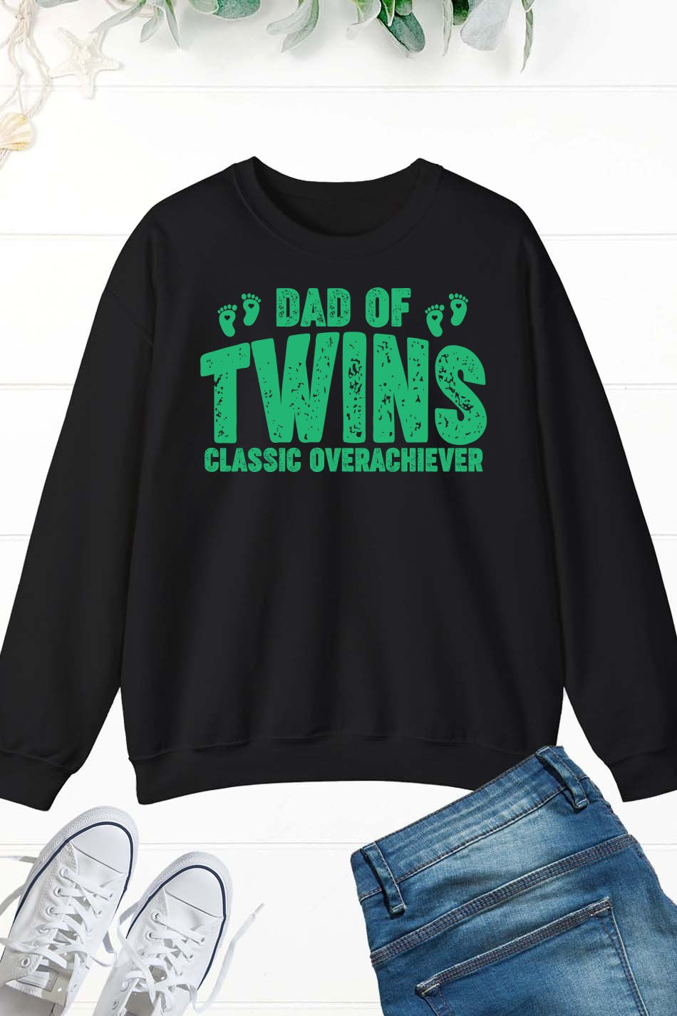 Dad of Twins Sweatshirt