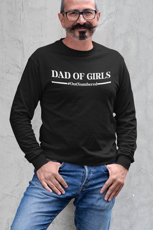 Dad of Girls Outnumbered Sweatshirt