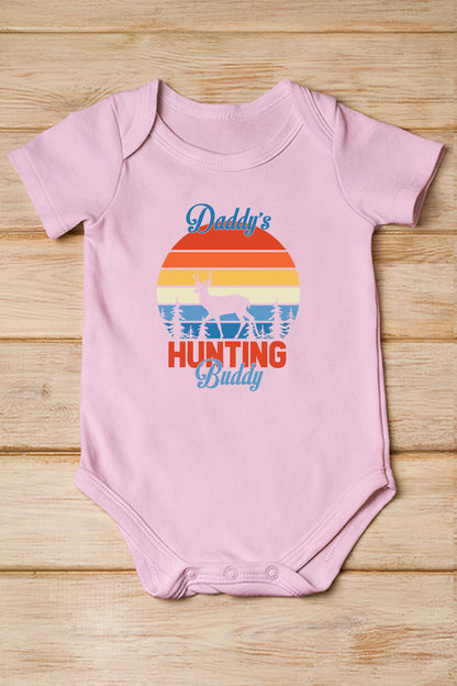 Daddy's Hunting Buddy Baby Bodysuit