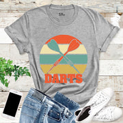 Vintage Dart Gamer T Shirt