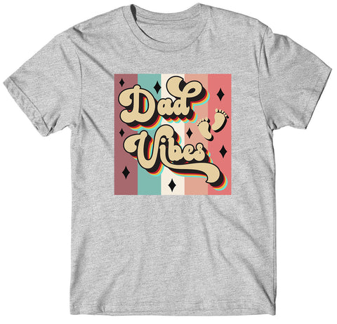 Daddy Vibes New Dad Father's Day Custom Short Sleeve T-Shirt