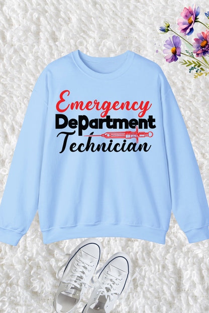 Emergency Department Technician Doctor Sweatshirt