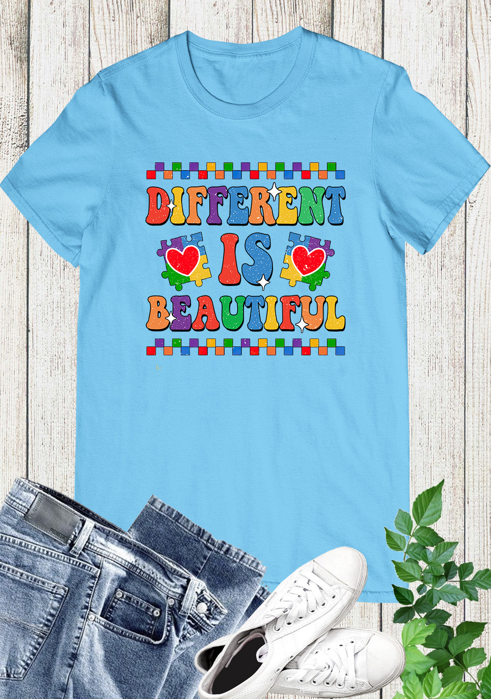Different is Beautiful Autism T Shirt